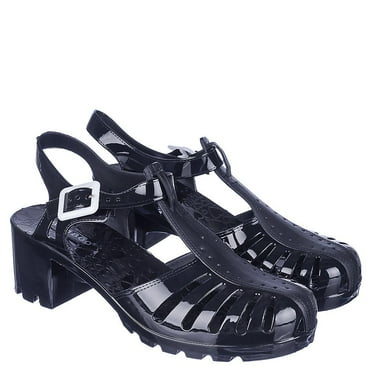 Women's Sugar-01 Low Heel Jelly Slingback Sandal
