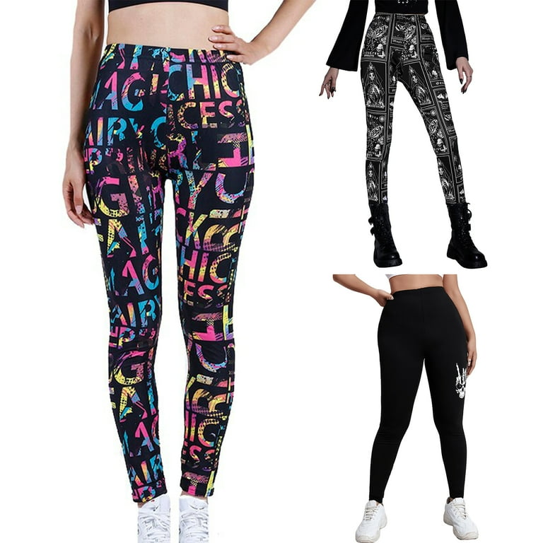 Pink Sugar Skull Yoga Pants