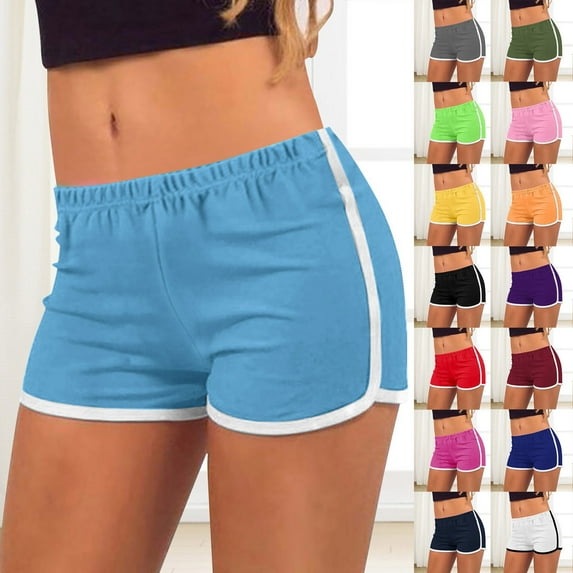 Women's Summer Active Shorts for Sports and Yoga Comfortable Casual Workout Shorts with Flexible Fit