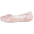 thumbnail image 1 of Women's Summer Beach Jelly Sandals On Flats Hollow Casual Breathable Pumps Women Size 12 Casual Shoes Flip Flop Women Casual Shoes for Women Wedge Casual Shoes for Women Leather Extra Wide, 1 of 4