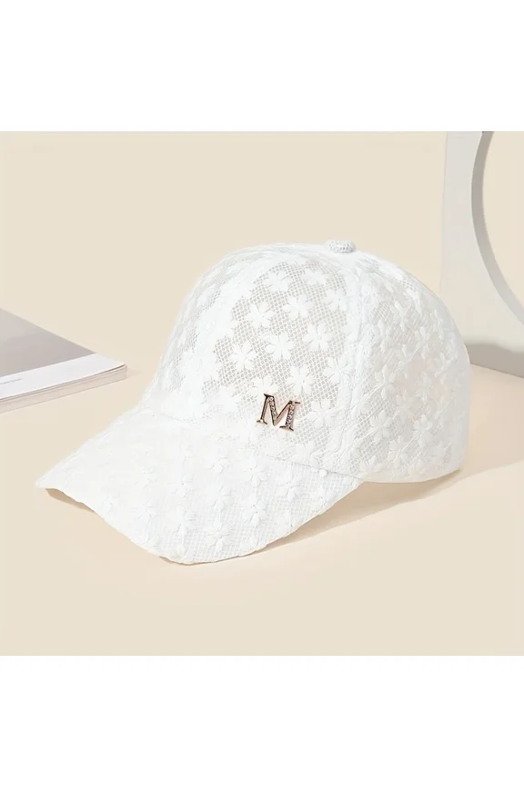 Women's Summer Breathable Lace Flower Baseball Cap