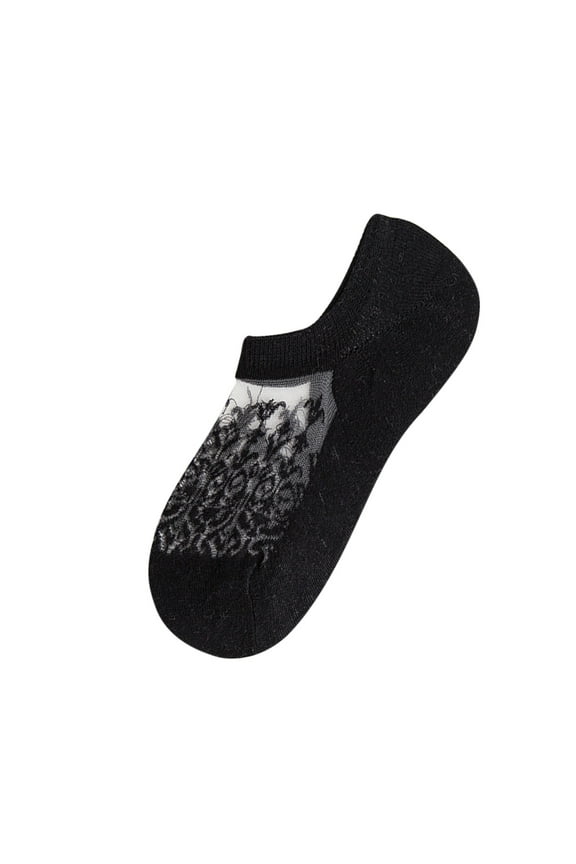 Women's Summer Breathable Sock Slippers Lightweight Comfortable Shallow Mouth Casual Socks for Daily Wear