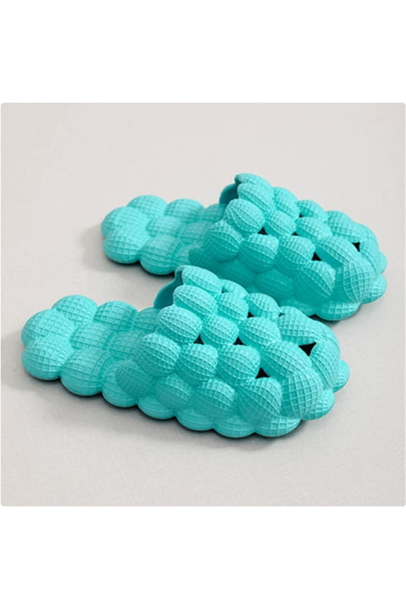 Women's Summer Breathable Solid Color Bubble Slides – Lightweight Comfort for Warm-Weather Wear