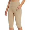 thumbnail image 1 of Women's Summer Capri Leggings High Waisted Yoga Workout Exercise Fitness Biker Capris Pants for Women with Pockets, 1 of 7