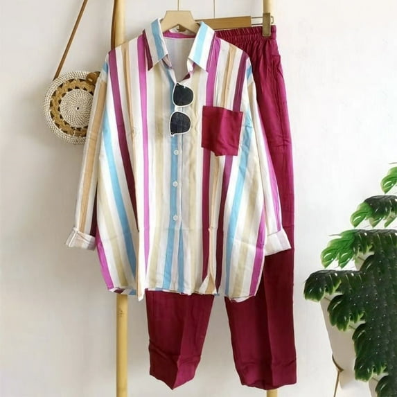 Women's Summer Cardigan Set New Printing Casual Fashion Comfort Wear