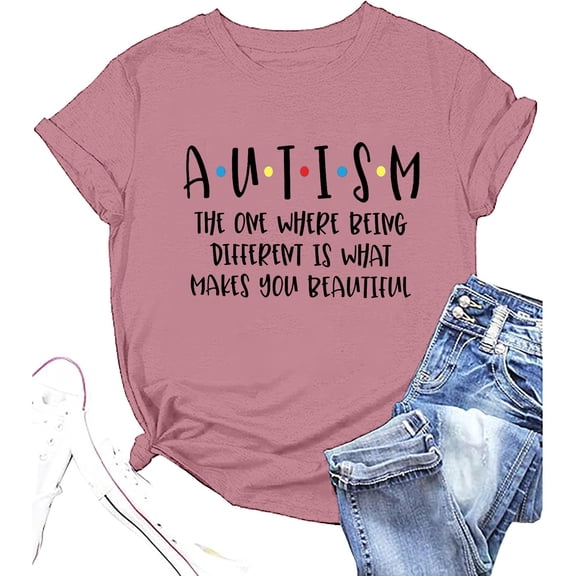 Women's Summer Casual Crew Neck T-Shirt with Letter Print Polyester & Spandex, Fashionable & Comfortable, for All Seasons, Multiple Sizes