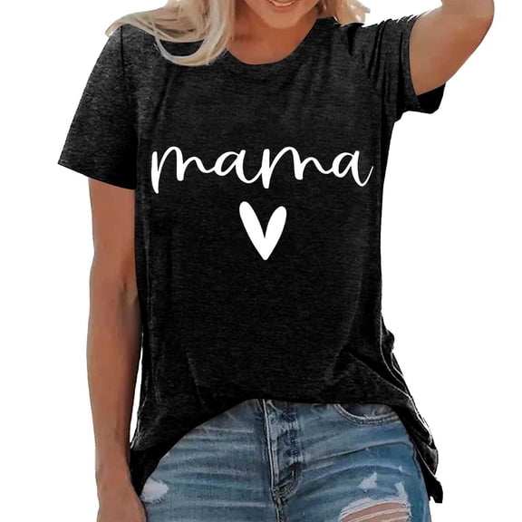 Women's Summer Casual Loose T Shirts with Crew Neck Prints Splice Lacework, Irregular Design, Soft Fabric, Suitable for Multiple Occasions, Multiple Sizes