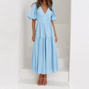 Shop Juniors Flowy Beach Dresses in Bright Colors for Summer