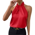 thumbnail image 1 of Women's Summer Casual Sleeveless Button-Down Tank Top Blouse, 1 of 6