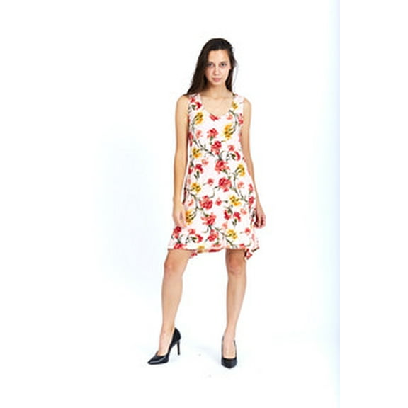 Women's Summer Casual Sleeveless T-Shirts Dresses Beach Dress