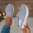 thumbnail image 1 of Women's Summer Casual Slippers For Beach Wear Comfortable Closed Toe Thick Sole Design With Denim Outfits, 1 of 8
