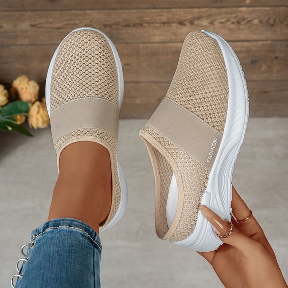 Women's Summer Casual Slippers For Beach Wear Comfortable Closed Toe Thick Sole Design With Denim Outfits