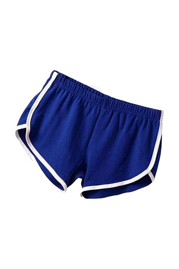 Women’s Summer Cotton Shorts High Waisted Running Workout Shorts Athletic Pant with Drawstring and Pockets