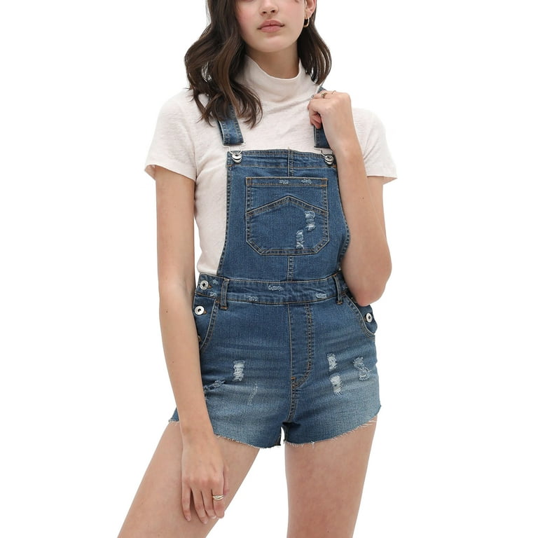 Fringed Edges Adjustable Straps Denim Buckle Top Fringed Edges Adjustable Straps Denim Buckle Top