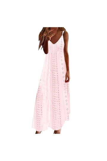 blue dress for baby girl Backless A-Line Floral Summer Dress – FancyVestido main image 1