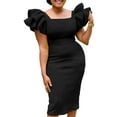 thumbnail image 1 of Women's Summer Dress,Elegant Office Church Business Bodycon Pencil Sheath Dress, 1 of 7