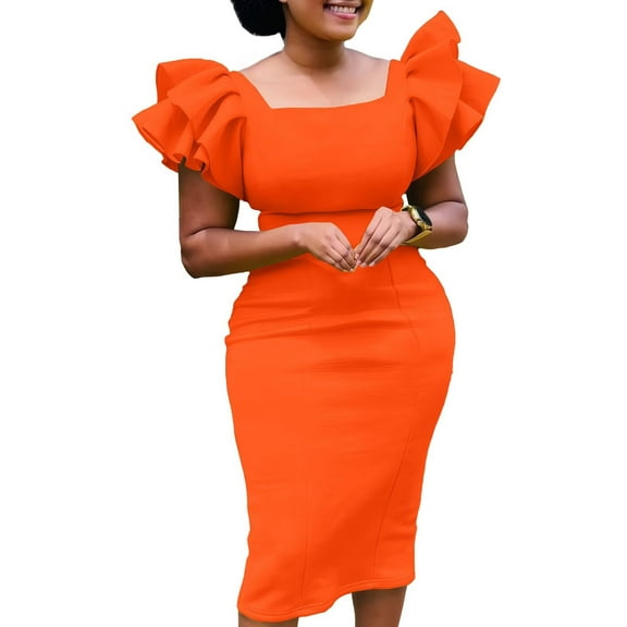 Women's Summer Dress,Elegant Office Church Business Bodycon Pencil Sheath Dress