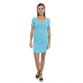 thumbnail image 1 of Women's Summer Dress Open Back Backless V-Neck, XL, Dark Turquoise, by Ambesonne, 1 of 3