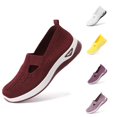 thumbnail image 1 of Women's Summer Fashion Mesh Breathable Casual Shoes, Round Toe Non Slip Slip On Sports Shoes, 1 of 9