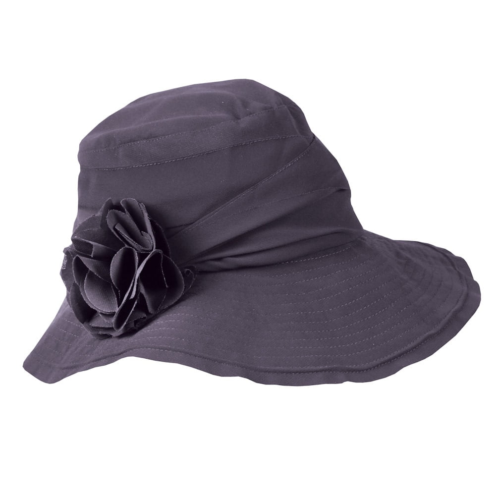 Purple Corded Women's Bucket Hat