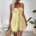 thumbnail image 1 of Women's Summer Jumpsuit Sleeveless Romper Casual Wide Leg Shorts Outfit For Daily Wear And Outdoor Activities Bodysuit Juniors Linen Jumpsuit Overall Pajamas Suites Dressy for Women Corduroy Rompers, 1 of 4