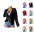 thumbnail image 1 of Women's Summer Knit Cardigan With Cutout Details For Beach And Casual Wear Cardigan Sweaters for Women, 1 of 2