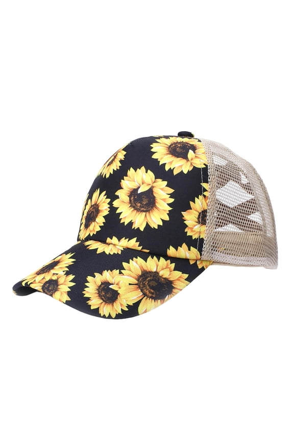 Women's Summer Leopard Print Versatile Baseball Cap Quick Dry Mesh Design Trucker Hat Simple Basic Style Lightweight Breathable Outdoor Casual Hat Gold One Size