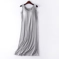 thumbnail image 1 of Women's Summer Lightweight Sleeveless Tank Dress Casual Loose Chest Pad Mid Length Summer Suspender Pajamas Bottoming Dress Womens Satin Robe Long plus Size Robe with Hood 3x Fuzzy Robes for Women 3x, 1 of 6