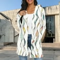 thumbnail image 1 of Women's Summer Long Cardigan Hollow Lantern Sleeve Coat​​, 1 of 7