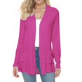 thumbnail image 1 of Women's Summer Long Sleeved Thin Shawl Jacket Modell Cardigan In The Long Style Sunscreen Air Conditioning Shirt Size Short Cardigan Womens plus Size Open Front Sweaters plus Womens Cardigan Sweat, 1 of 7