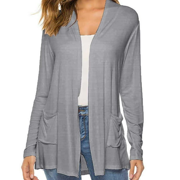 Women's Summer Long Sleeved Thin Shawl Jacket Modell Cardigan In The Long Style Sunscreen Air Conditioning Shirt Size Sun Protection Shirts for Women Sun Protection Shirts for Women