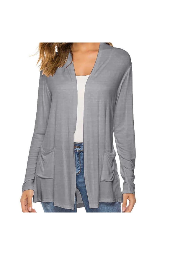 Women's Summer Long Sleeved Thin Shawl Jacket Modell Cardigan In The Long Style Sunscreen Air Conditioning Shirt Size Sun Protection Shirts for Women Sun Protection Shirts for Women