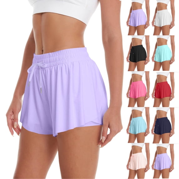 Women's Summer Loose Casual Shorts Fashion Solid Pocket Sprot Solid Ladies Pants Lightweight for tropical vacations