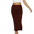 thumbnail image 1 of Women's Summer Maxi Skirt High Waisted Drawstring Ruched Solid Bodycon Skirt Side Split Slim Fit Party Beach Long Skirt, 1 of 7