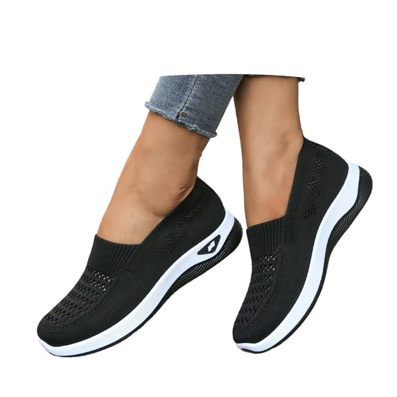 Women's Summer Mesh Breathable Sneakers Fashion Casual Lace Up Comfort Hollow Out Walking Running Shoes