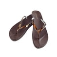 thumbnail image 1 of Women's Summer Metallic Strap Casual Thongs Flat Flip Flops Sandals Slipper, 1 of 3