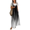 thumbnail image 1 of Women's Summer Ombre Gradient Jumpsuit, Casual Wide Leg Bib Overalls with Pockets, Loose Fit Sleeveless Boho Rompers Long Pants, 1 of 7