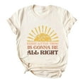 thumbnail image 1 of Women's Summer Print Fit Colored Top Short Sleeved T Shirt, 1 of 3