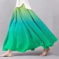 thumbnail image 1 of Women's Summer Printed Linen Wrap Skirt Elastic Waist A Line Boho Beach Skirt Flowy Long Maxi Skirt For Vacation Floral Skirts for Women Table Skirt Ballet Skirt Floral Skirt Table Skirt Clips Leather, 1 of 3