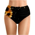 thumbnail image 1 of Women's Summer Printed Waist Length Pleated Beach Double Layered Triangle Swim Trunks Swim Bottoms 16 Maternity Swimming Suit Bottoms Swim Bottoms for Women Boy Shorts Swim Leggings for Women plus, 1 of 5
