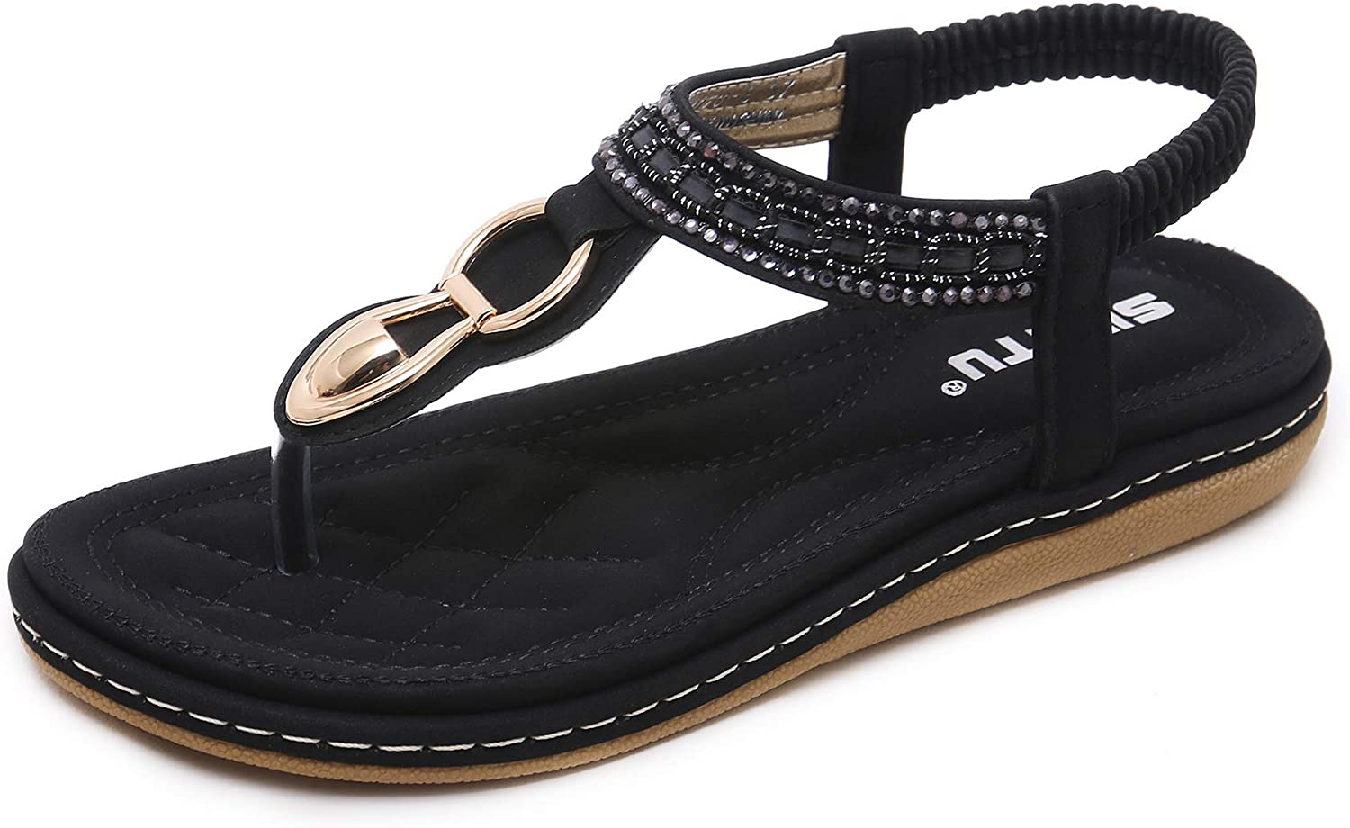 Women's Summer Sandals Casual Comfortable Flip Flops Bohemian Beach ...