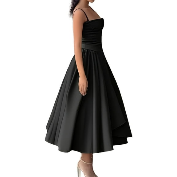 Women's Summer Sexy Strapless Tube Dress Casual Bodycon Wrap Mini Dress for Daily Wear Comfortable Sleeveless Outfit