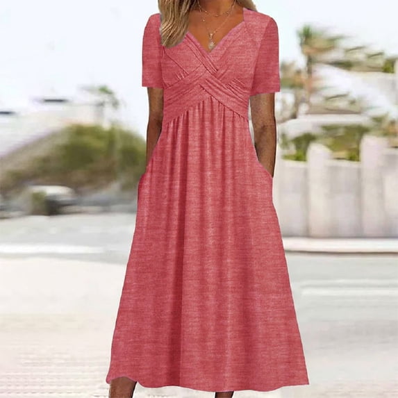 Women's Summer Short-Sleeve Dress — Unique Style