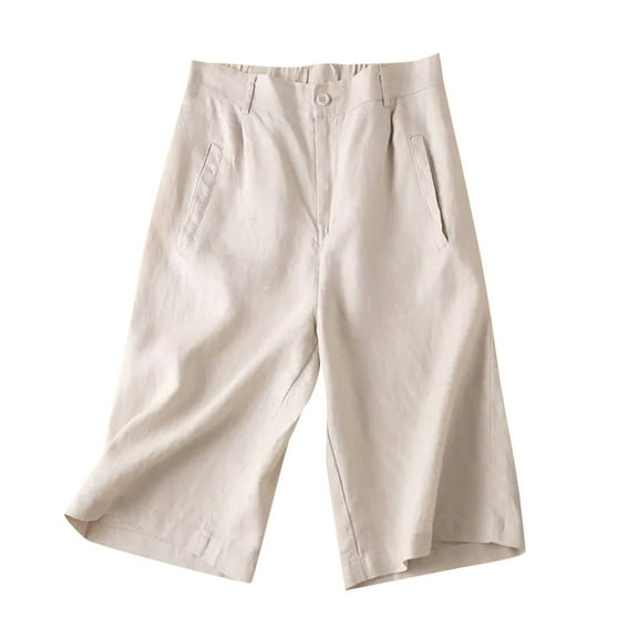 Women's Summer Shorts Comfy Drawstring Casual Casual Wide Leg Elastic Waist Ed Beach Vacation Trendy 2025 with Pockets M-3XL