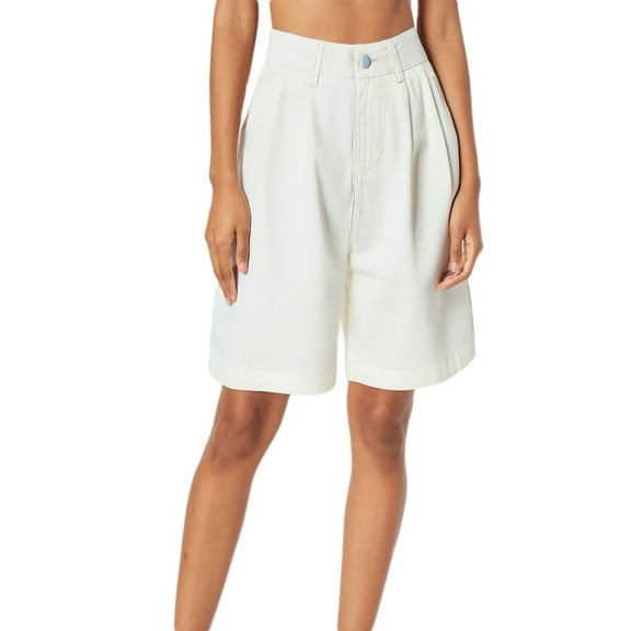 Women's Summer Shorts High Waisted Wide Leg Casual Straight Cut Denim Shorts For Daily Wear Vacation Outing And Dinner