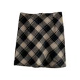 thumbnail image 1 of Women's Tennis Skirts Summer Women Style Autumn Winter High Waisted Plaid Woolen A Line Skirt Black M, 1 of 6