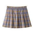thumbnail image 1 of Women's Tennis Skirts Summer Women's A-line High Waist Culottes Pleated Printed Skirt for Casual Daily Wear Flowy Summer Fashion Gray S, 1 of 8