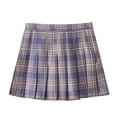 thumbnail image 1 of Women's Tennis Skirts Summer Women's A-line High Waist Culottes Pleated Printed Skirt for Casual Daily Wear Flowy Summer Fashion Yellow L, 1 of 6
