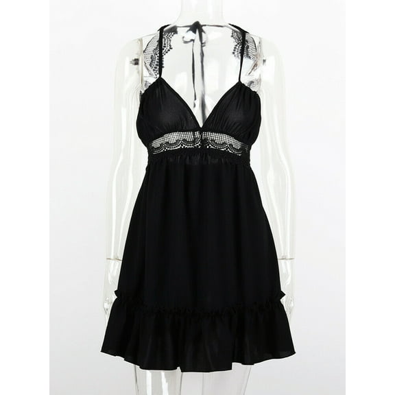 Women's Summer Sleeveless Dress Bohemia Backless Beach Short Dresses