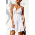 thumbnail image 1 of Women's Summer Sleeveless Dress Bohemia Backless Beach Short Dresses, 1 of 4